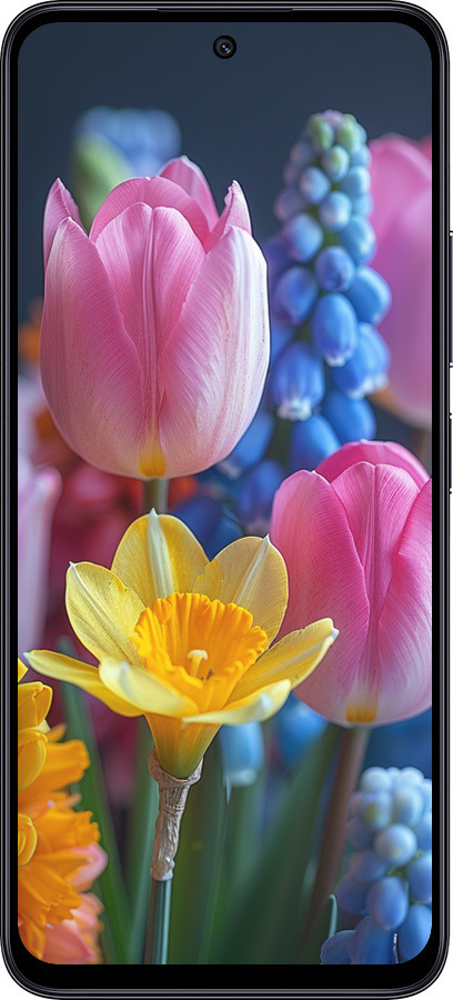 TPU чехол Весенние цветы для Xiaomi Redmi 12 5G - 6058b-3194 изображение 