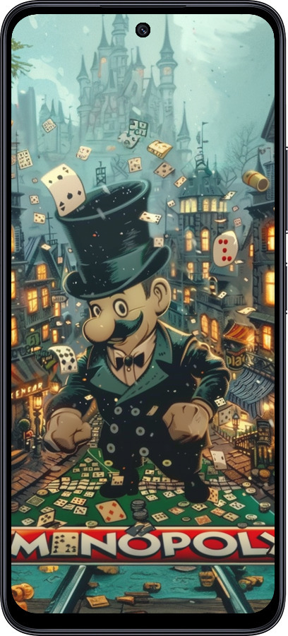 TPU чехол Сказочный Monopoly для Xiaomi Redmi 12 5G - 6086b-3194 изображение 