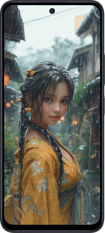 TPU чехол Anime-girl для Xiaomi Poco M6 Pro 5G - 6133b-3859 изображение 
