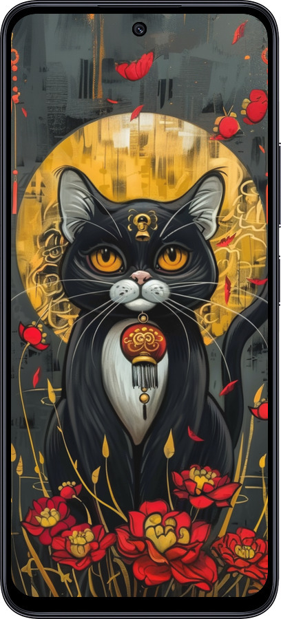 TPU чехол China Cat для Xiaomi Poco M6 Pro 5G - 6134b-3859 изображение 