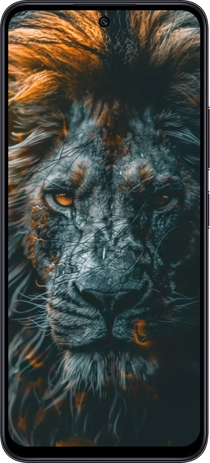 TPU чехол Лев в сумерках для Xiaomi Redmi 12 5G - 6154b-3194 изображение 