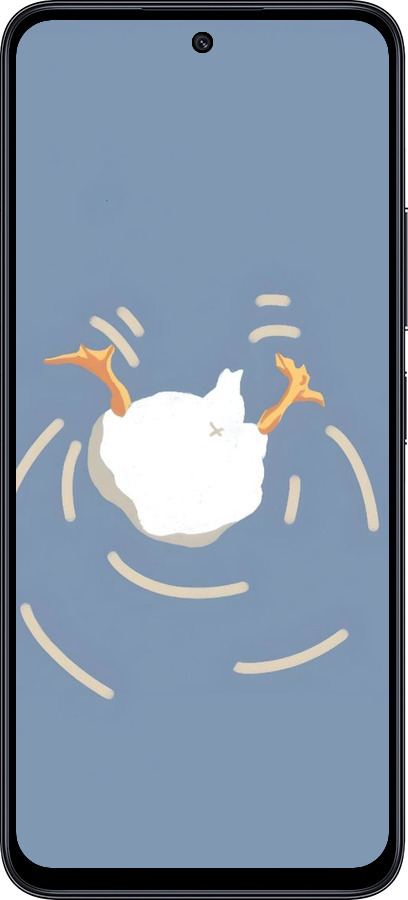 TPU чехол Гусь ныряет для Xiaomi Redmi Note 12R - 6275b-3860 изображение 