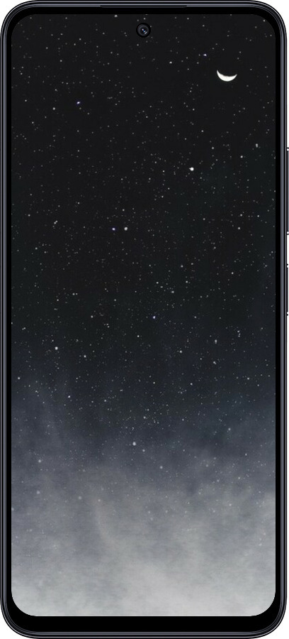 TPU чехол Голубые облака, Голубая луна для Xiaomi Redmi Note 12R - 6396b-3860 изображение 