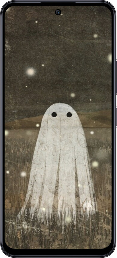 TPU чехол Привидение и светлячки для Xiaomi Redmi Note 12R - 6406b-3860 изображение 