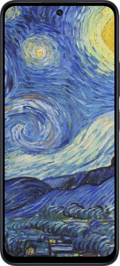 TPU чехол «Звездная ночь» Винсента Ван Гога для Xiaomi Poco M6 Pro 5G - 6433b-3859 изображение 