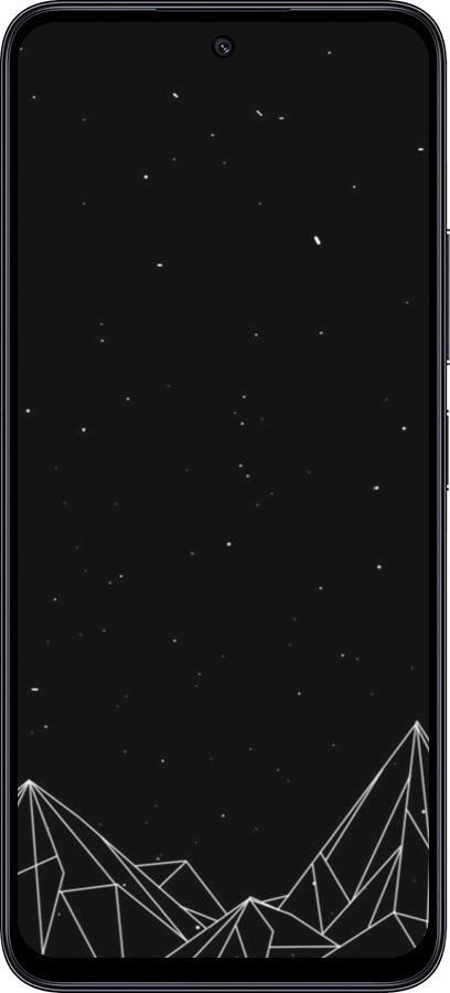 TPU чехол Черно белые абстрактные горы для Xiaomi Poco M6 Pro 5G - 6437b-3859 изображение 