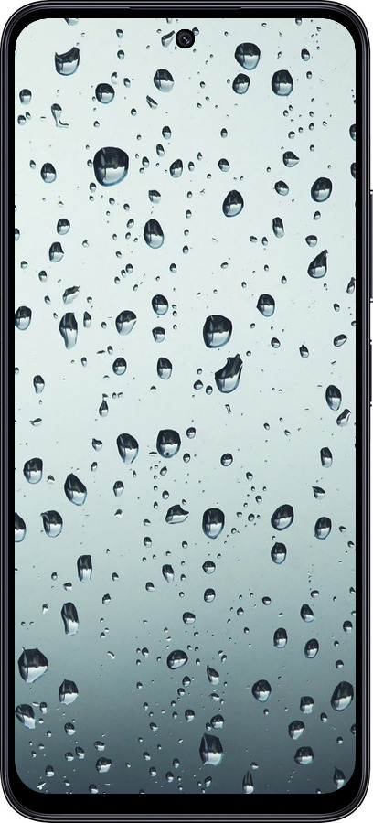 TPU чехол Стекло в каплях для Xiaomi Poco M6 Pro 5G - 848b-3859 изображение 
