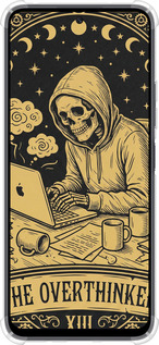 Силикон с усиленными углами чехол The Overthinker для Xiaomi Redmi 12 5G - 6774sp-3194 изображение 