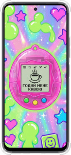 Силіконовий протиударний с посиленими кутами чехол Y2K Aesthetic Retro Pet: Годуй мене кавою для Xiaomi Poco M6 Pro 5G - 6784sp-3859 изображение 