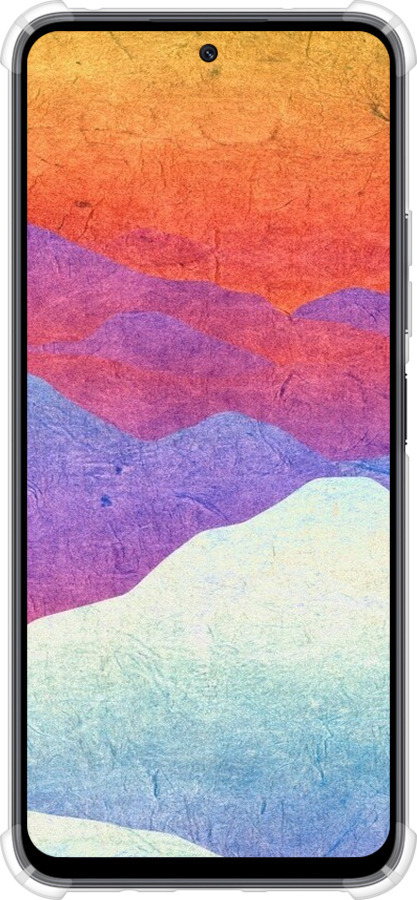 Силикон с усиленными углами чехол Горный закат для Xiaomi Redmi Note 12R - 6479sp-3860 изображение 