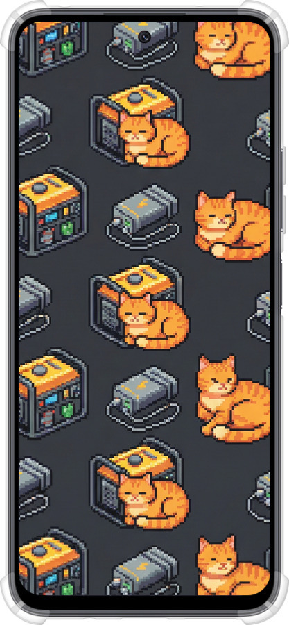 Силикон с усиленными углами чехол Autonomous Zone для Xiaomi Redmi 12 5G - 6771sp-3194 изображение 