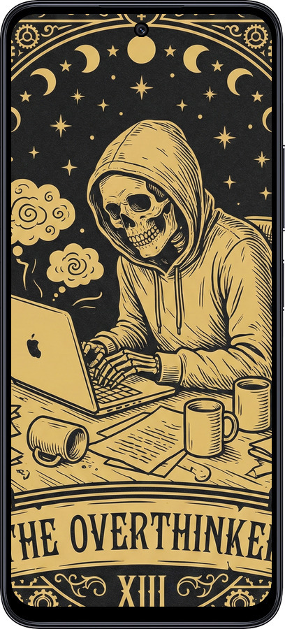 Силиконовый чехол The Overthinker для Xiaomi Poco M6 Pro 5G - 6774u-3859 изображение 