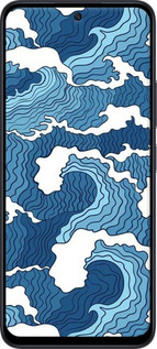 TPU чехол Абстрактный рисунок морских волн для Xiaomi Redmi 12 - 6538b-3114 изображение 