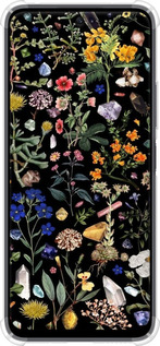 Силикон с усиленными углами чехол С цветами для Xiaomi Redmi 12 - 6422sp-3114 изображение 