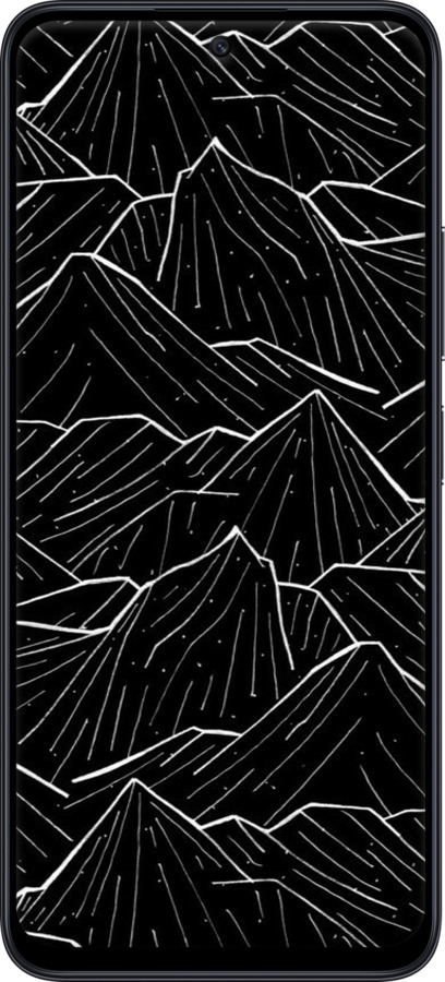 Силіконовий чехол Із зображенням Темних гір для Xiaomi Redmi 12 - 6489u-3114 изображение 