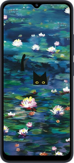 TPU чехол Чехол с изображением водяных лилий Моне и кошек для Xiaomi Redmi 12C - 6399b-2962 изображение 