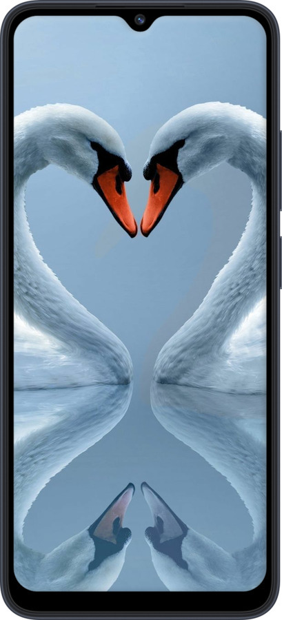 TPU чехол Лебеди для Xiaomi Redmi 12C - 6007b-2962 изображение 