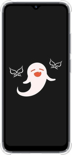 Силикон с усиленными углами чехол Genshin Impact Ху Тао Искусство духа-призрака для Xiaomi Redmi 12C - 6534sp-2962 изображение 