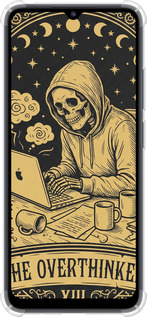 Силикон с усиленными углами чехол The Overthinker для Xiaomi Redmi 12C - 6774sp-2962 изображение 