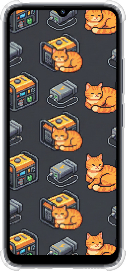 Силикон с усиленными углами чехол Autonomous Zone для Xiaomi Redmi 12C - 6771sp-2962 изображение 