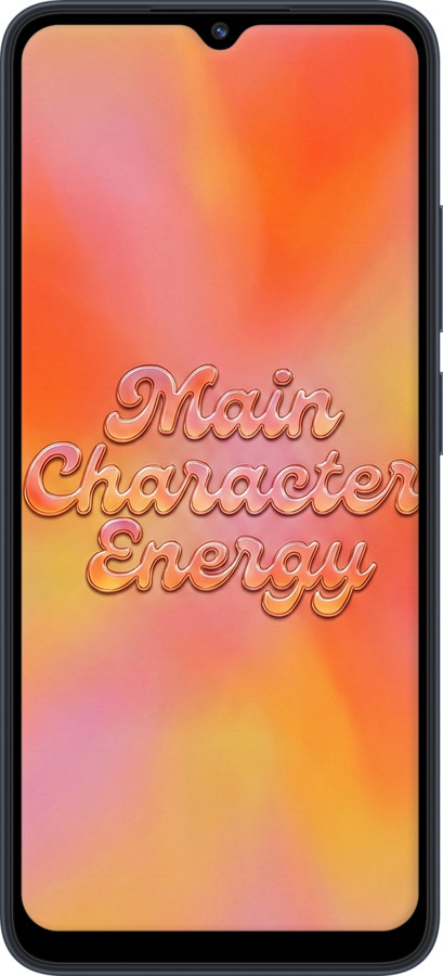 Силиконовый чехол Aura Gradient Main Character Energy Aesthetic Y2K для Xiaomi Redmi 12C - 6783u-2962 изображение 