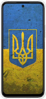 Силикон с усиленными углами чехол Флаг и герб Украины 2 для Xiaomi Poco M6 4G - 378sp-3798 изображение 