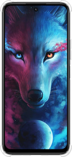 Силіконовий протиударний с посиленими кутами чехол Арт-вовк для Xiaomi Poco M6 4G - 3999sp-3798 изображение 
