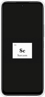 Силикон с усиленными углами чехол Сарказм для Xiaomi Poco M6 4G - 4501sp-3798 изображение 