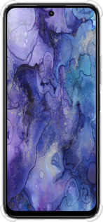 Силіконовий протиударний с посиленими кутами чехол Мармур 7 для Xiaomi Redmi Note 13R 5G - 4802sp-3797 изображение 