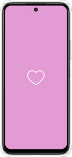 Силикон с усиленными углами чехол Сердце 2 для Xiaomi Poco M6 4G - 4863sp-3798 изображение 