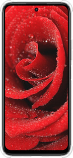 Силикон с усиленными углами чехол Красная роза для Xiaomi Poco M6 4G - 529sp-3798 изображение 