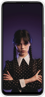 Силикон с усиленными углами чехол Wednesday v3 для Xiaomi Poco M6 4G - 5517sp-3798 изображение 