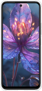 Силикон с усиленными углами чехол Магический цветок для Xiaomi Poco M6 4G - 6038sp-3798 изображение 