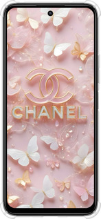 Силикон с усиленными углами чехол Шанель для Xiaomi Poco M6 4G - 6366sp-3798 изображение 