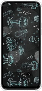 Силикон с усиленными углами чехол Медузы для Xiaomi Poco M6 4G - 906sp-3798 изображение 