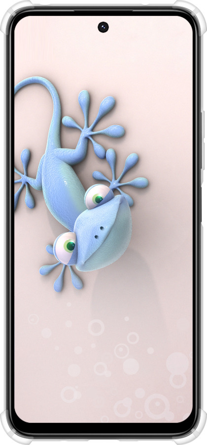 Силикон с усиленными углами чехол Геккончик для Xiaomi Poco M6 4G - 1094sp-3798 изображение 