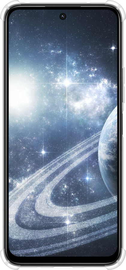 Силикон с усиленными углами чехол Кольца Сатурна для Xiaomi Poco M6 4G - 173sp-3798 изображение 