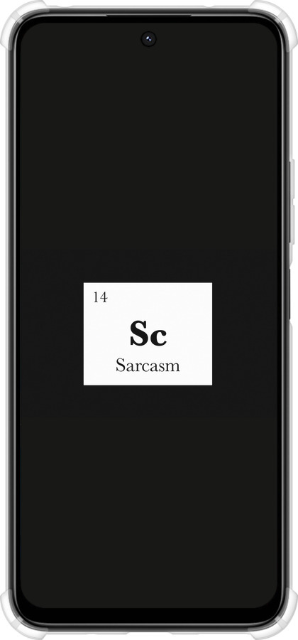 Силикон с усиленными углами чехол Сарказм для Xiaomi Poco M6 4G - 4501sp-3798 изображение 