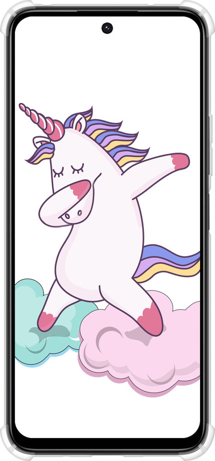 Силикон с усиленными углами чехол Единорог для Xiaomi Poco M6 4G - 4702sp-3798 изображение 