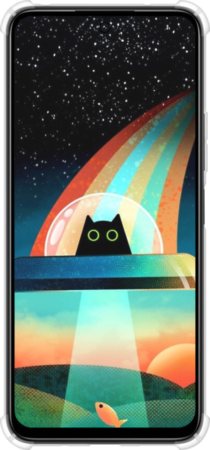 Силикон с усиленными углами чехол № 5395 для Xiaomi Poco M6 4G - 5395sp-3798 изображение 