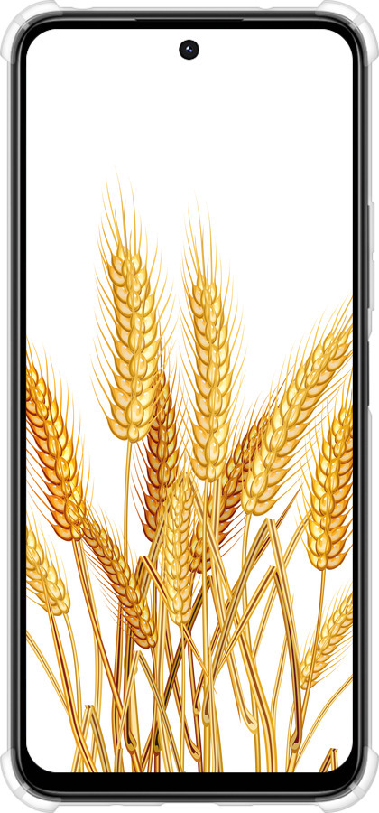 Силикон с усиленными углами чехол Колоски пшеници для Xiaomi Poco M6 4G - 5866sp-3798 изображение 