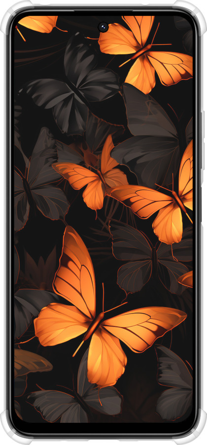 Силикон с усиленными углами чехол Чехол для телефона для Xiaomi Poco M6 4G - 5956sp-3798 изображение 
