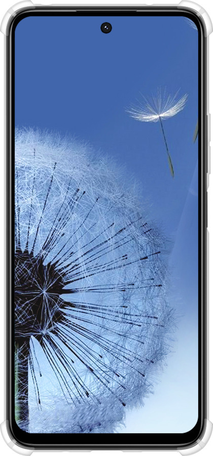 Силикон с усиленными углами чехол Одуванчик для Xiaomi Poco M6 4G - 6005sp-3798 изображение 