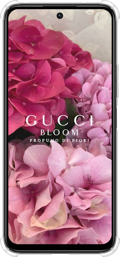 Силикон с усиленными углами чехол Гучи для Xiaomi Poco M6 4G - 6341sp-3798 изображение 