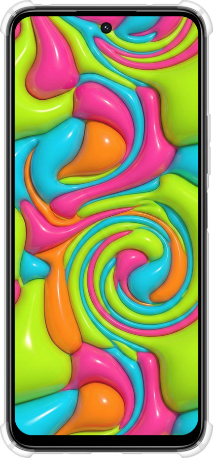 Силикон с усиленными углами чехол Y2K Jelly Dream для Xiaomi Poco M6 4G - 6780sp-3798 изображение 