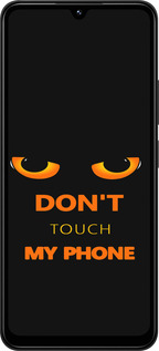 TPU чехол Don't touch the phone для Xiaomi Redmi 14C - 4261b-3768 изображение 