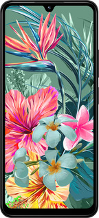TPU чехол Тропічні квіти v1 для Xiaomi Redmi 14C - 4667b-3768 изображение 