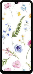 TPU чехол Квітковий фон v2 для Xiaomi Redmi 14C - 5472b-3768 изображение 