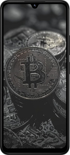 TPU чехол Black Bitcoin для Xiaomi Redmi 14C - 6090b-3768 изображение 
