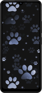 TPU чехол З синіми відбитками лап для Xiaomi Redmi 14C - 6441b-3768 изображение 